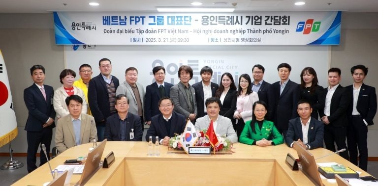 FPT thảo luận cơ hội hợp tác chuyển đổi số, bán dẫn với Chính quyền TP. Yongin – Hàn Quốc