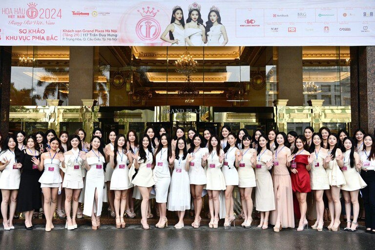 Hoa hậu Việt Nam 2024 phía Bắc thu hút số lượng thí sinh lớn, trong đó có 1 Á Hậu