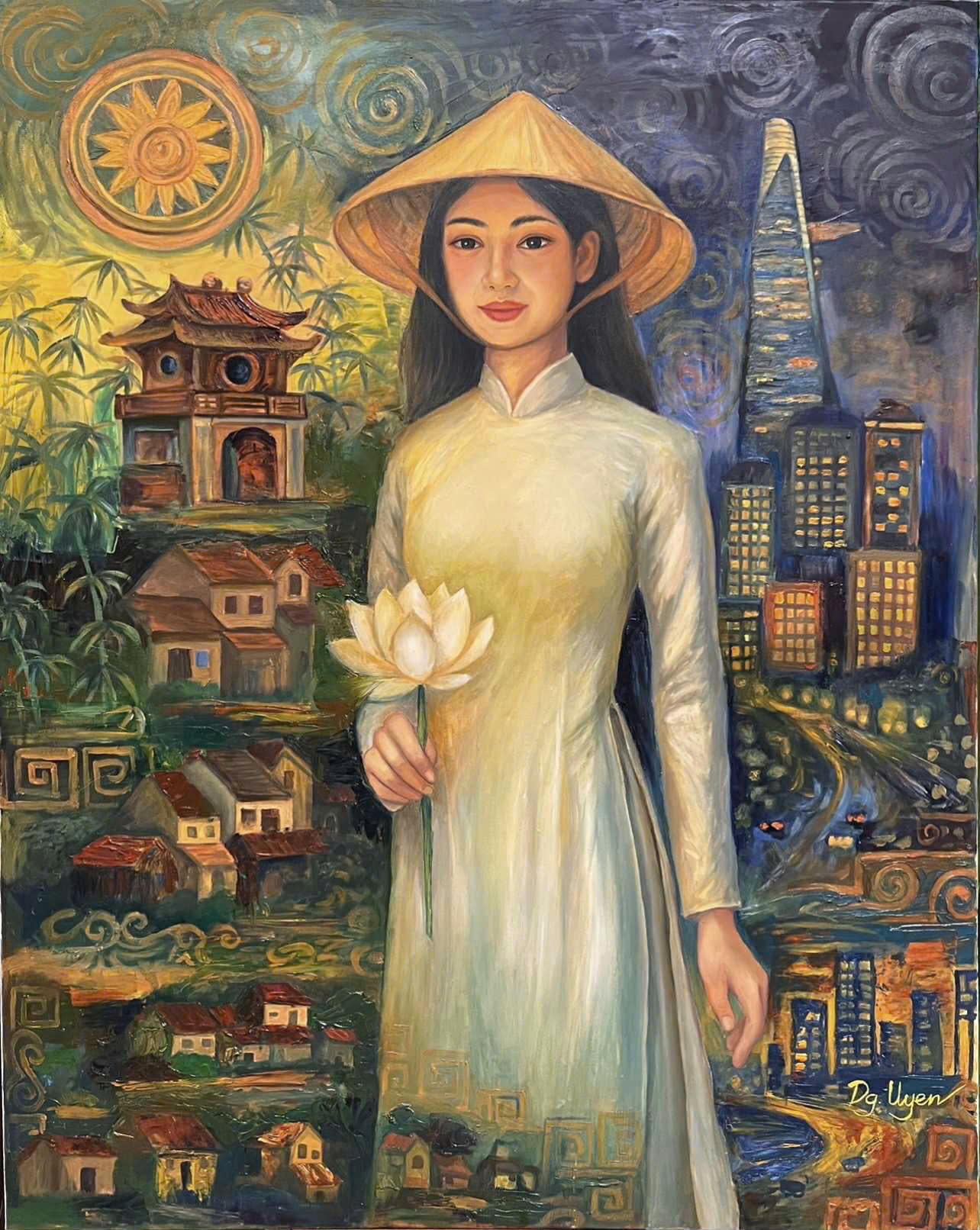 Tác phẩm “Hồn Việt” của Đăng Uyên