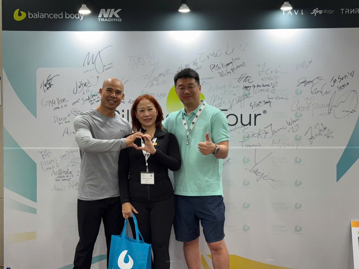 Jane Hạnh tại Pilates on Tour của Balance Body Pilates Hàn Quốc