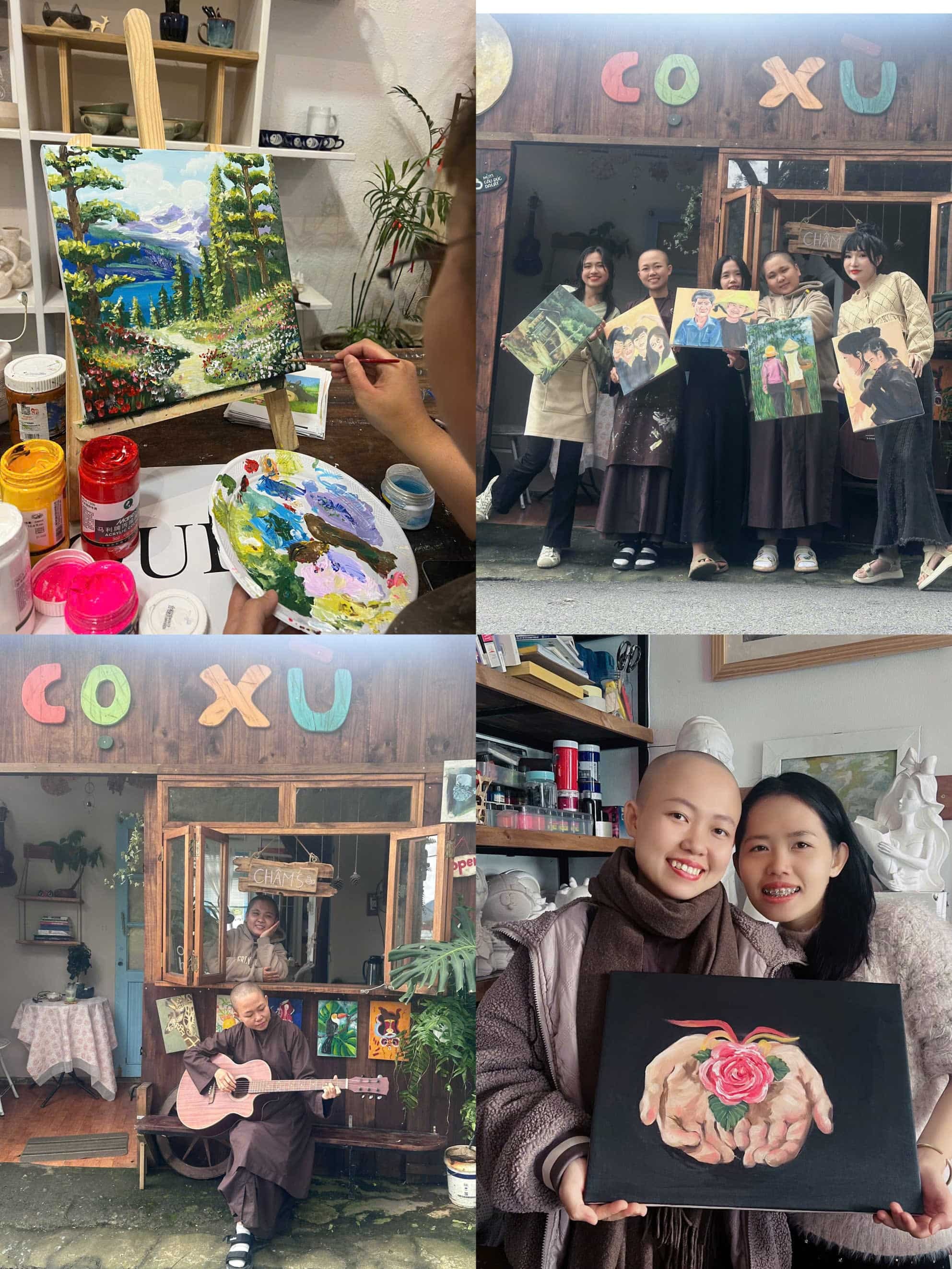 Không gian tại Cọ Xù được xây dựng như một vùng yên bình nhỏ