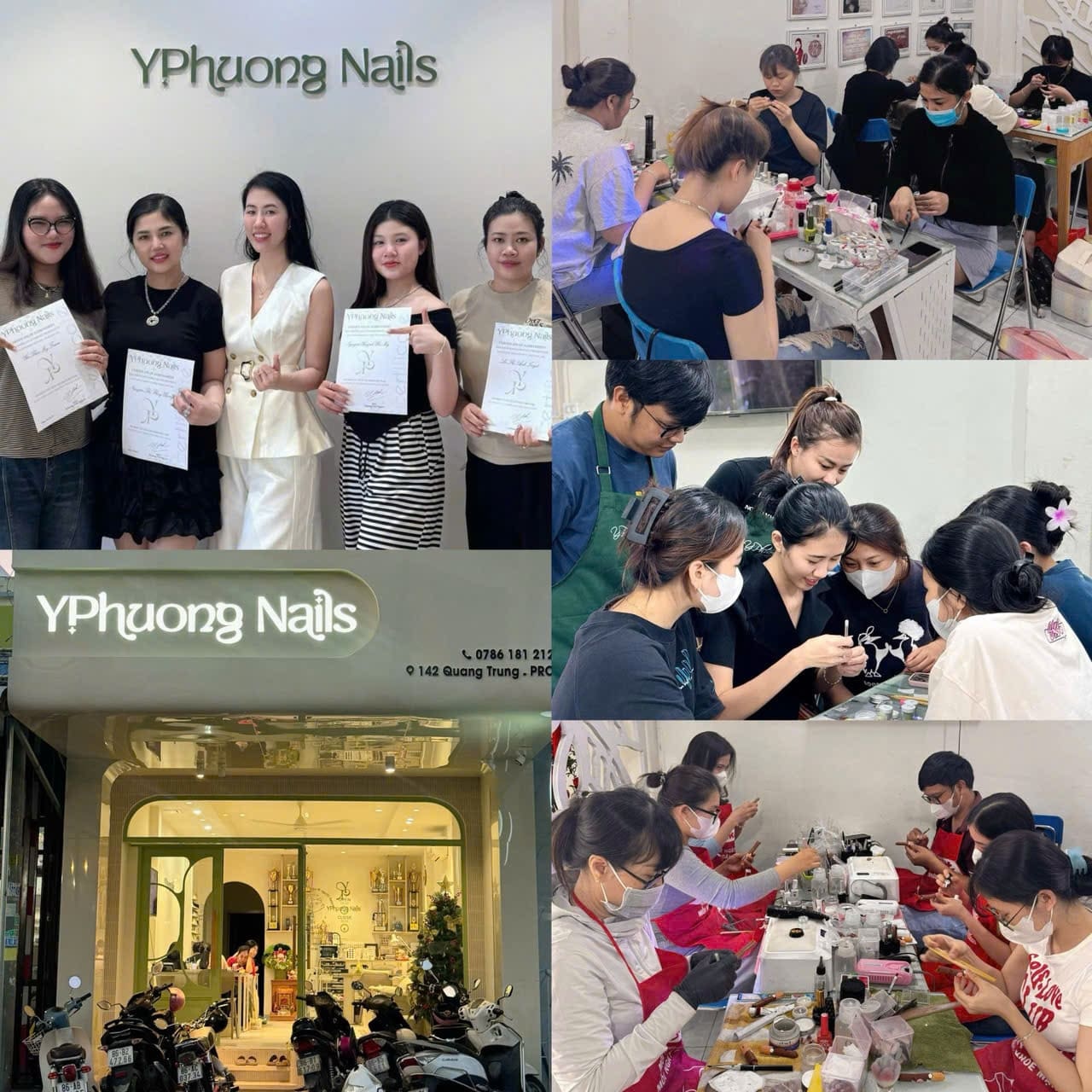 Ý Phương luôn tâm huyết với các hoạt động đào tạo nghề nail