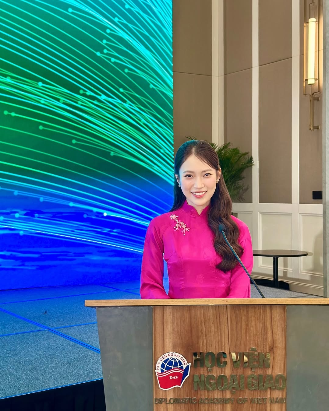 MC Khánh Vy là người dẫn chương trình của Diễn đàn Tương lai ASEAN 2025.