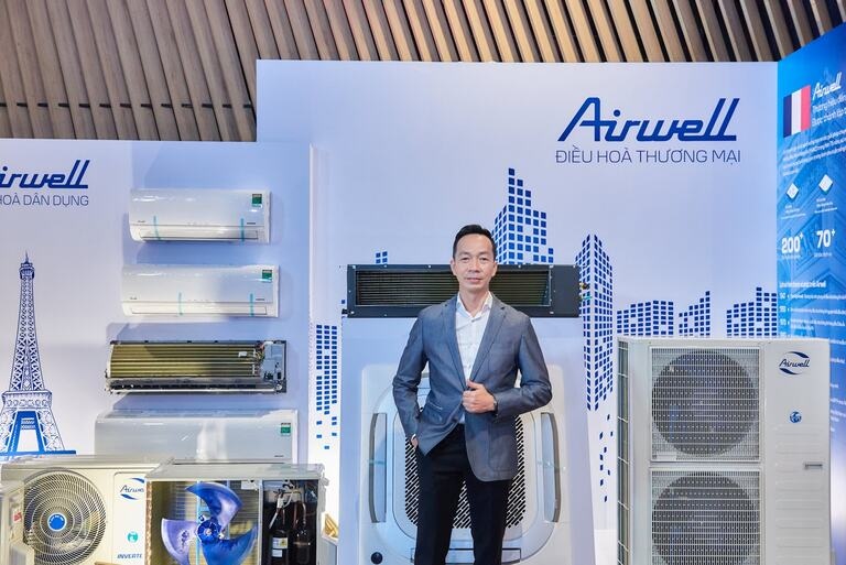 Airwell ra mắt máy điều hoà không khí công nghệ tiên tiến