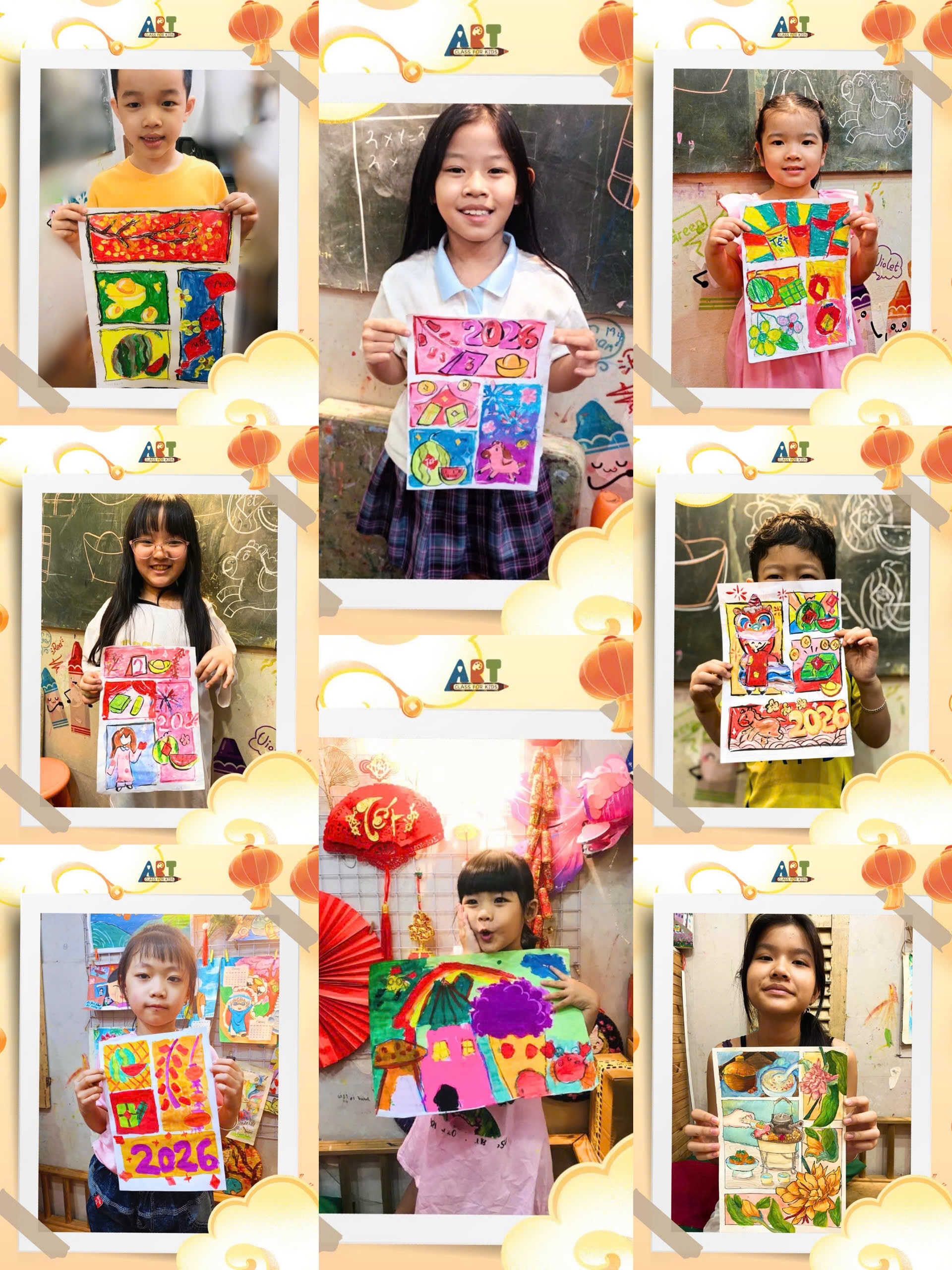 Art Class for Kids in SaiGon để mỗi em được tự do sáng tạo theo cách của mình