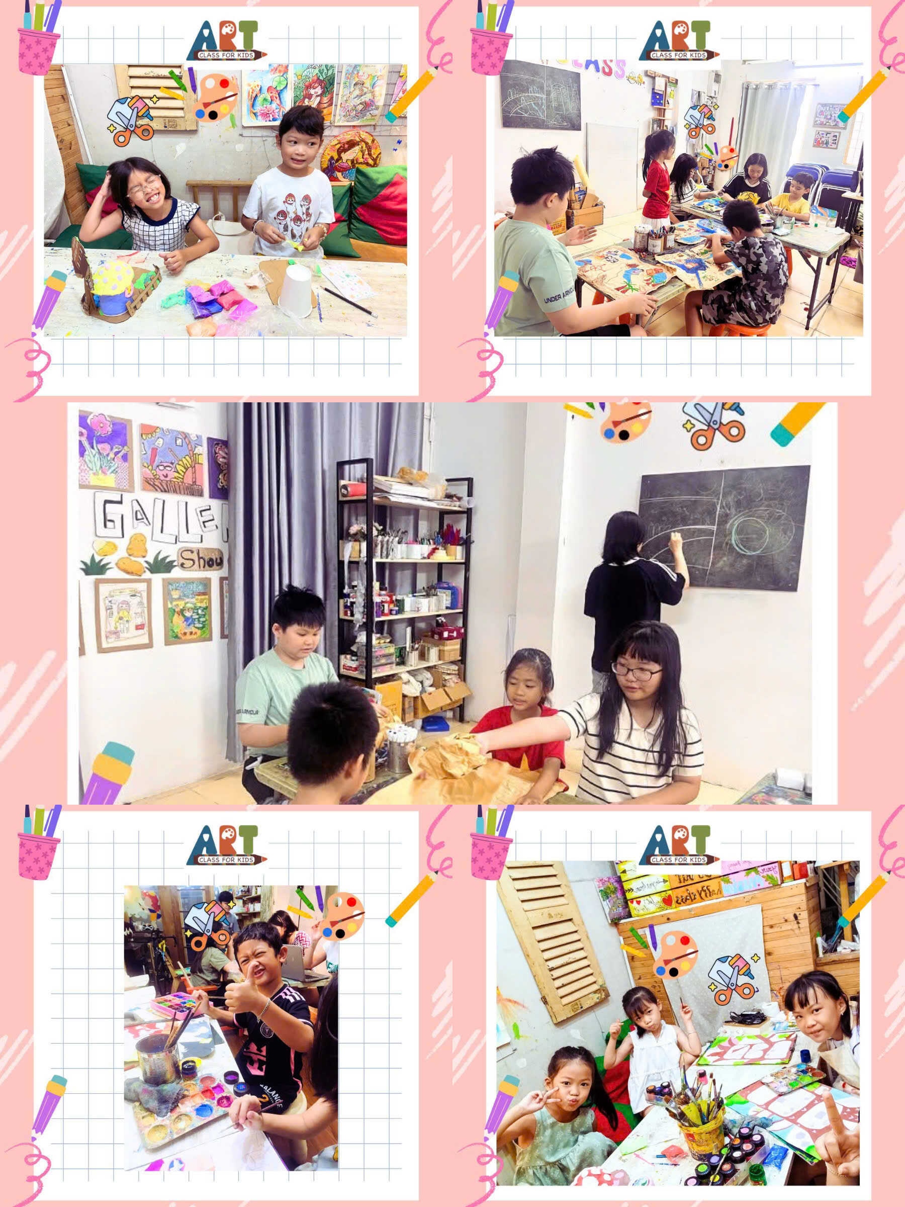 Những giờ học đầy thú vị tại Art Class for Kids in SaiGon